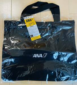 ANA　トートバッグ　ANAｘボーイング787 コラボデザイン（黒）　★未使用★　787ドリームライナー