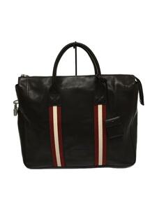 BALLY◆トートバッグ/レザー/BRW