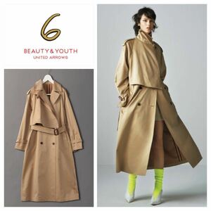 ＜6(ROKU)＞BIG TRENCH COAT ビックトレンチコート　定価53,900円　38 201016