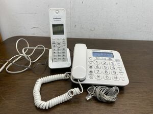★ 通電品 Panasonic パナソニック コードレス電話機 VE-GD24-W 親機 子機 