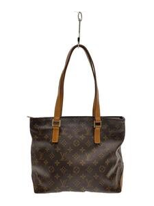 LOUIS VUITTON◆カバ・ピアノ_モノグラム・キャンバス_BRW/PVC/ブラウン/茶色/トートバッグ/カバン/鞄