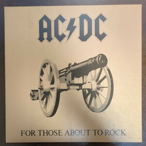 両面RLカット AC/DC For Those about To Rock We Salute to You analog record レコード LP アナログ vinyl