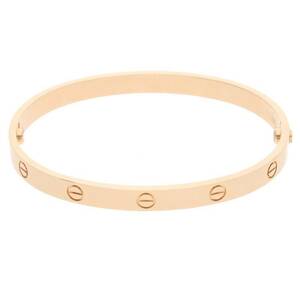 カルティエ Cartier LOVE BRACELET サイズ:20 K18PGラブブレスレット 中古 SB01