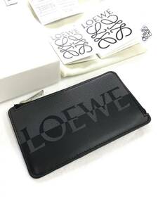 新品 LOEWE ロゴ バイカラー カードケース フラグメントケース ロエベ コインケース