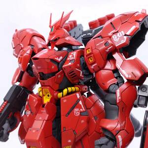 RG サザビー MSN-04 1/144 塗装済み完成品 オリジナル台座付属 ガンダム ガンプラ 逆襲のシャア