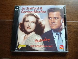 即決★送料無料 Jo Stafford & Gordon MacRae / Yesterday : Definitive Duo 2CD