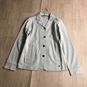 100円スタート□ crocodile クロコダイル シンプル　ストレッチ　ジャケット