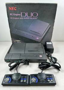 ♪【中古】NEC PC Engine DUO 箱付き 本体 PI-TG8 PCエンジン デュオ ゲーム機 動作未確認 ＠100(4)