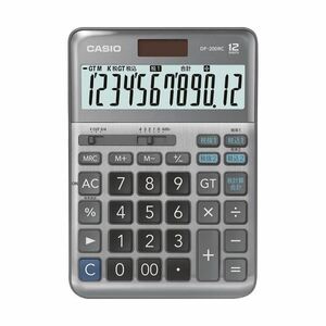 【新品】カシオ 軽減税率電卓 12桁デスクタイプ DF-200RC-N 1台