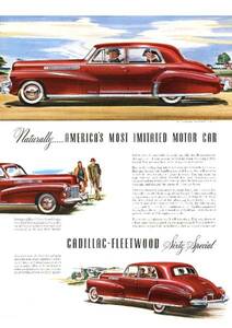 ◆1941年の自動車広告　キャデラック3　Cadillac　GM