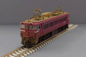 【新品加工品】TOMIX 7149 JR ED79-0形電気機関車(Hゴムグレー) ウェザリング加工品 未使用 16号機 Re-Color特製品