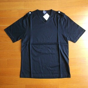 新品未使用・Harriss ・スムースコットンTシャツ・BLACK・XSサイズ・日本製