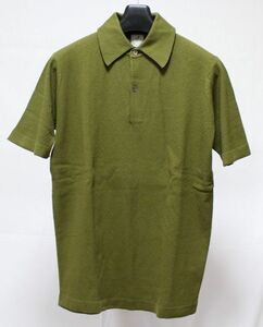 ANATOMICA アナトミカ 530-471-09 KNITTED POLO SHIRTS ニット ポロシャツ 1 OLIVE