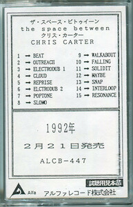 クリス・カーター / Chris Carter [日本盤プロモ] インダストリアル/ノイズ/アヴァンギャルド/Throbbing Gristle/スロッビング・グリッスル