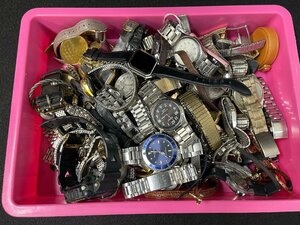 SM0605-39I　ゆうパック着払い　メンズ/レディース 腕時計 懐中時計　色々まとめて 約3.35kg セイコー/カシオ等 　ジャンク時計　部品取り