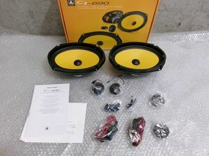 ★新品!★JL AUDIO JLオーディオ C1-690 スピーカー 楕円 2WAY ツイーター 30系 プリウス 等 / Q10-1034