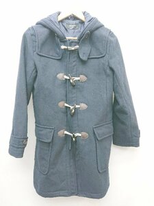 ◇ COMME CA ISM キッズ 子供服 定番 秋冬 長袖 ダッフルコート サイズ160A ネイビー レディース メンズ P