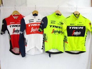 サンティーニ Santini サイクルジャージ XS 3着 S 1着 計4着セット まとめ売り 中古品◆5082