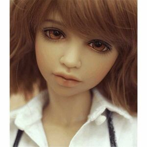 球体関節人形 BJD 本体+眼球+メイクアップ済 女の子 ベニー人形 紫色の肌 A58