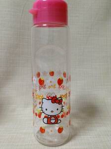 ハローキティ クーラーポット 1.1L ピンク 【Sanrio/サンリオ】 2002年 イチゴ,サクランボ,リボン,花 麦茶ポット 麦茶パックはありません