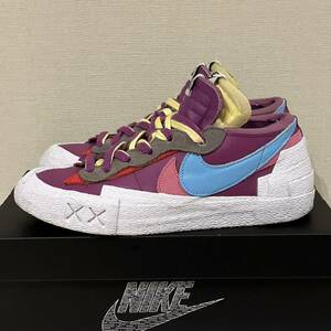 NIKE BLAZER LOW SACAI/KAWS PURPLE US8 26.0cm