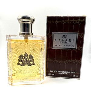 ★RALPH LAUREN SAFARI FOR MEN EDT.125ml Natural Spray 4.2FL.OZ. 125ml・展示USED(残量★約120ml)