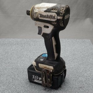 【工具等】makita（マキタ）　18V 充電式インパクトドライバー TD171D　中古品