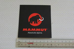 【コレクター放出品 ジャンク】MAMMUT マムート　ステッカー　9cm四方