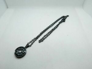 ■⑬D.A.D DAD デーアーデー アクセサリー ネックレス ブラック SS316L LUXURIOUS STYLE 箱付き 美品＠送料520円