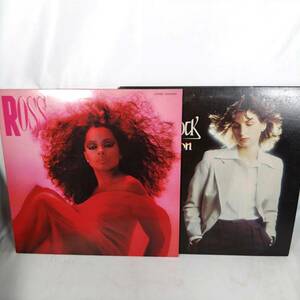 K) ダイアナ ロス DIANA ROSS ロリーブロック Rory Block レコード 2枚セット 洋楽 LP 音楽 動作未確認 D2905