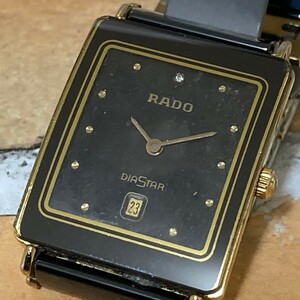 ◆稼働品◆人気◆ RADO ラドー ダイヤスター DIASTAR 160.0281.3N セラミック クォーツ 腕時計