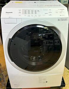♪♪Panasonic【NA-VX300BL-W】パナソニック ヒートポンプ乾燥 ななめドラム洗濯乾燥機 洗濯10kg、乾燥6kg ドア左開き 2021年製♪♪