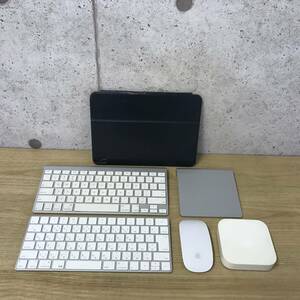 【送料無料】Apple ipad パソコン周辺機器 6点セット Magic Mouse キーボード ルーターなど I0509-1