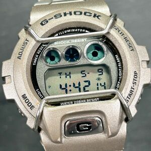 CASIO カシオ G-SHOCK ジーショック DW-6900RR-8 腕時計 クオーツ デジタル 多機能 ステンレススチール メタルバンド メンズ 動作確認済み