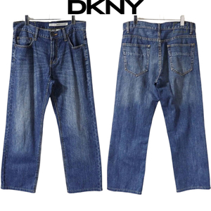 2592/DKNY JEANS 30(w86センチ)size ジーンズ●洗濯プレス済● デニム ジーパン ダナキャランニューヨーク 古着 メンズ