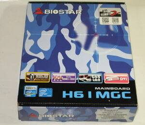 BIOSTAR 　H61MGC　マザーボード　　Intel H61 Express　　Socket1155　　　国内向正規品　　未使用　