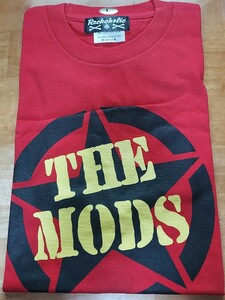 新品未使用品　THE MODS　Tシャツ　Lサイズ　ROCKAHOLIC 　レッド　廃盤商品