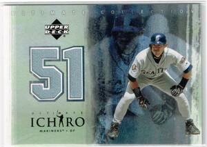 2001 MLB Upper Deck Ultimate Collection Ultimate Ichiro Jersey #U-I UD Uniform アッパーデック イチロー ルーキー ジャージカード