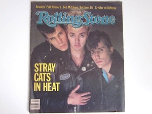 即決 ★ 1983年発行 絶版本 ★ 洋書 Rolling Stone / 特集 STRAY CATS ストレイ キャッツ ★ ネオロカ ロカビリー The CLASH ザ クラッシュ