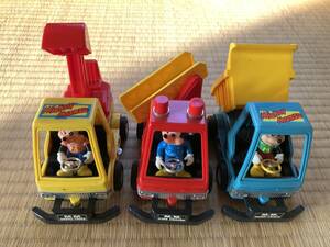 ディズニー　ミッキーマウスの工事車　3点　日本製