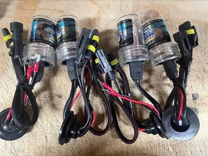 1円スタート 保管品 動作確認済 純正交換 35ｗ HID バーナー H7 4本セット バルブ 30000K my-112-wj