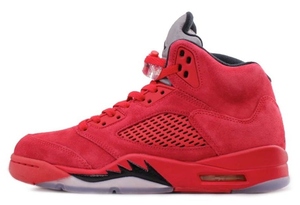 US11/29cm◆Nike Air Jordan 5 Retro Red Suede ナイキ エアジョーダン レトロ レッドスエード スニーカー 靴 136027-602