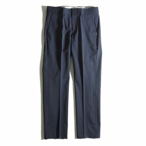 C1789f52　■MONCLER モンクレール■　PANTALONE SPORTIVO スリム ウールパンツ ネイビー 44/紺 スラックス メンズ サマーウール 春夏