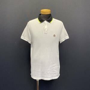 MONCLER POLO SHIRT size S 国内正規品 モンクレール ポロシャツ ショートスリーブ 半袖シャツ 胸ロゴ