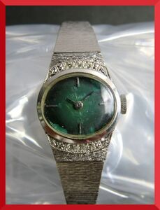 オリエント ORIENT 手巻き 2針 純正ベルト W120-14900 女性用 レディース 腕時計 U669 ジャンク