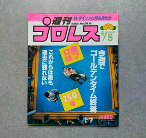 週刊プロレス　1988年４月５日号　NO.２５０