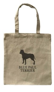 Dog Canvas tote bag/愛犬キャンバストートバッグ【Blue Paul Terrier/ブルー・ポール・テリア】イヌ/ペット/シンプル/ナチュラル-73