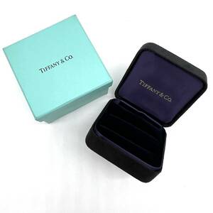 TIFFANY&Co ティファニー ペア ダブル リング ケース　ボックス 大 指輪 ギフト プレゼント 箱 お揃 box 正規品 保管 専用 マリッジリング