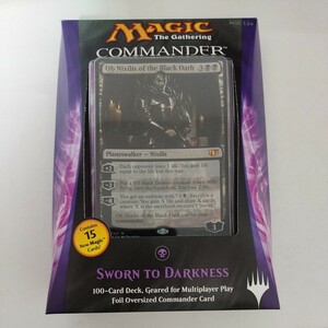 英語版　magic 未開封　統率者デッキ　闇への宣誓　英語版 MTG