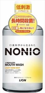 まとめ得 ＮＯＮＩＯマウスウォッシュ　ノンアルコール　ライトハーブミント　６００ＭＬ 　 マウスウォッシュ x [3個] /h